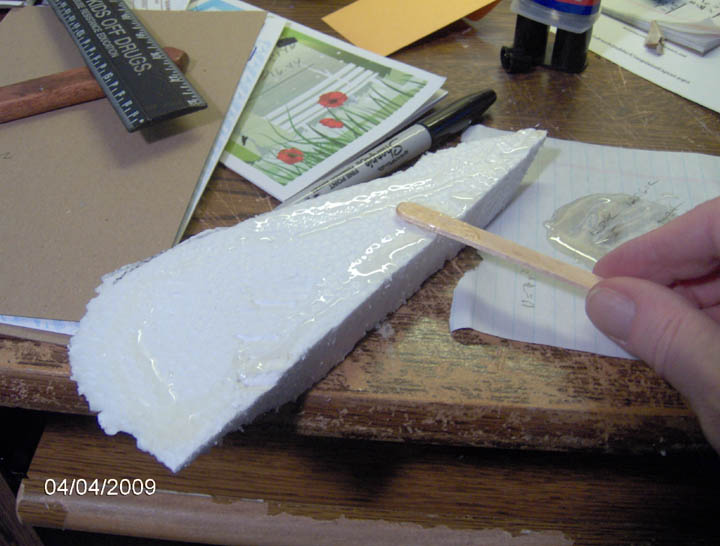 Gluing the Foam